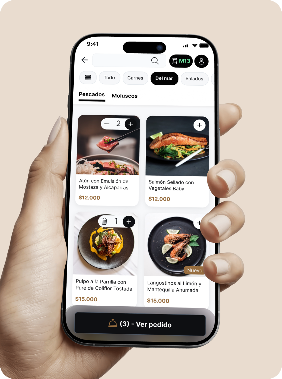 Order & Pay - Menú digital con pedidos