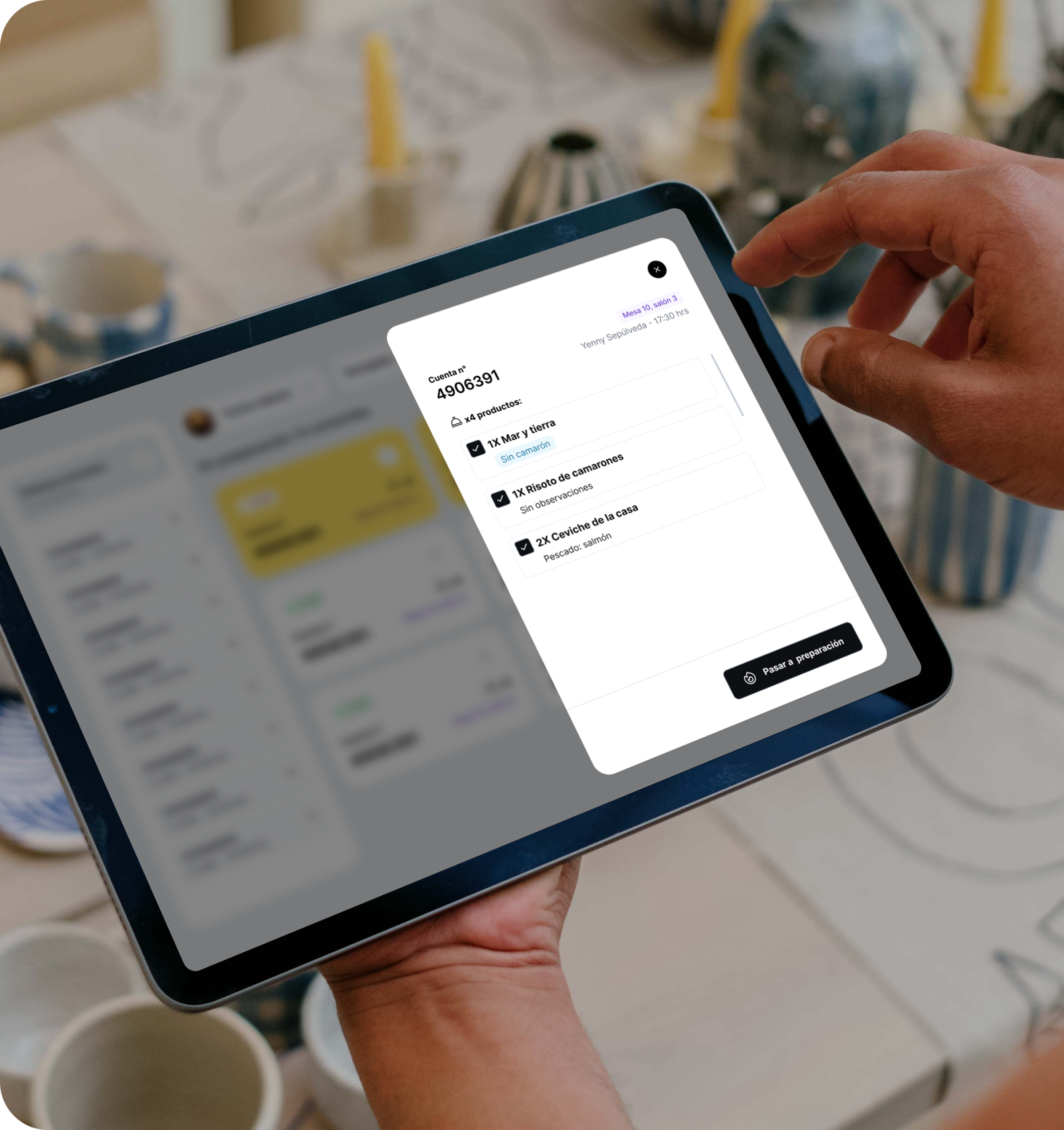 Integración nativa con Kitchen Ops